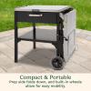 image:imageCuisinart Prep n Cook Outdoor Table and Grill Stand Stainless Steel Folding Table with Wheels 48 x 24 Prep Station for Home BBQ Tailgates Cookouts