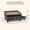 image:imageCuisinart 17 Tabletop Gas Griddle Easy Assembly Compact Outdoor FlatTop Grill with Grease Cup 255 Sq In Cooking Space Perfect for Camping Tailgates amp BBQs
