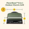 image:imageCuisinart FlavorBoost  8in1 Outdoor Electric Grill Portable Electric Grill Outdoor Barbecue Smoker amp Air Fry Cook 6 Steaks Versatile BBQ Smoker amp Portable BBQ Outdoors