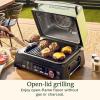 image:imageCuisinart FlavorBoost  8in1 Outdoor Electric Grill Portable Electric Grill Outdoor Barbecue Smoker amp Air Fry Cook 6 Steaks Versatile BBQ Smoker amp Portable BBQ Outdoors