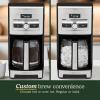 image:imageCuisinart Personal Brew 12Cup Coffee Maker Automatic Coffee Machine Programmable Coffee Maker for Home Brewing Convenience with Adjustable Brew Strength Stainless SteelBlack DCC12