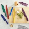 image:imageCuisinart C5512PCKSAM 12Piece Ceramic Coated Stainless Steel Knives Comes with 6Blades and 6Blade Guards Color Coded to Reduce Risk of Cross Contamination JewelColor MultiColor