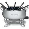image:imageCuisinart Fondue Pot 3 Quart For Chocolate Cheese Broth Oil Stainless Steel CFO3SSP1 amp CTG00SMC Stainless Steel Measuring Cups Set of 4Silver