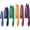 image:imageCuisinart C5512PCKSAM 12Piece Ceramic Coated Stainless Steel Knives Comes with 6Blades and 6Blade Guards Color Coded to Reduce Risk of Cross Contamination JewelColor MultiColor