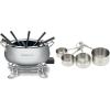 image:imageCuisinart Fondue Pot 3 Quart For Chocolate Cheese Broth Oil Stainless Steel CFO3SSP1 amp CTG00SMC Stainless Steel Measuring Cups Set of 4Silver