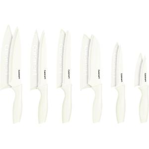image:imageCuisinart C5512PCKSAM 12Piece Ceramic Coated Stainless Steel Knives Comes with 6Blades and 6Blade Guards Color Coded to Reduce Risk of Cross Contamination JewelCream