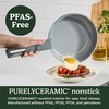 image:imageCuisinart 13Pc ClickSmart Nonstick Detachable Handle Ceramic Cookware Pots and Pans Set Stackable SpaceSaving Design Compatible with All Stovetops Induction amp Oven Safe PURELYCERAMICEarl Grey