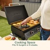 image:imageCuisinart 22 Tabletop Gas Griddle with Hood Easy Assembly Compact Outdoor FlatTop Grill with Grease Cup 300 Sq In Cooking Space Perfect for Camping Tailgates amp BBQs