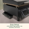 image:imageCuisinart 22 Tabletop Gas Griddle with Hood Easy Assembly Compact Outdoor FlatTop Grill with Grease Cup 300 Sq In Cooking Space Perfect for Camping Tailgates amp BBQs